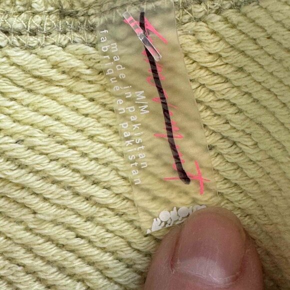 Free People Movement Start Up Pullover Oversized Relaxed Fit Yellow Gray Size M - Picture 10 of 16